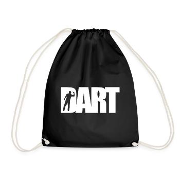 Darts Classics - Silhouette - Dartfan Darts Player - Sac de sport léger - noir - Devant