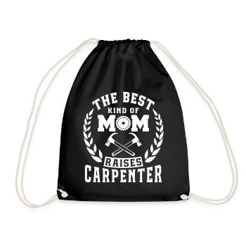 The best kind of mom raises carpenter - Sac de sport léger - noir - Devant