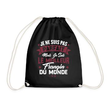 Pas parfait mais le meilleur frangin du monde - Sac de sport léger - noir - Devant