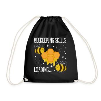 Compétences apicoles Hobby Beekeeper - Sac de sport léger - noir - Devant