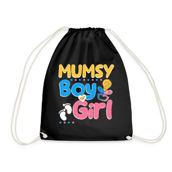 Pink or Blue Mumsy t’aime la meilleure maman de tous les temps - Sac de sport léger - noir - Devant