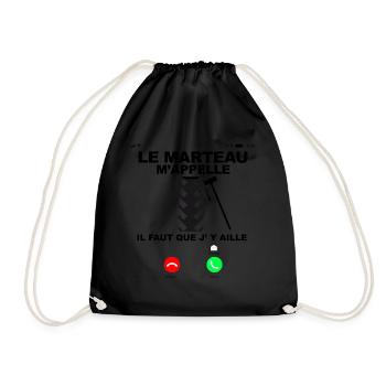 le marteau m'appelle faut Cross training Sport - Sac de sport léger - noir - Devant