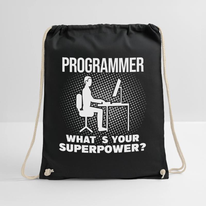 Programmierer Entwickler Programmierer Programmieren IT Computer Turnbeutel