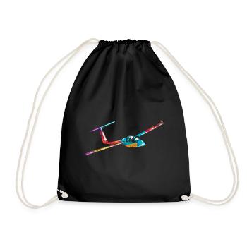 Planeur pilote - Sac de sport léger - noir - Devant