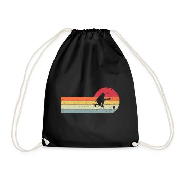 Boule Boccia Boule player - Drawstring Bag - black - Front