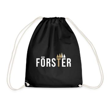 Förster - Turnbeutel - Schwarz - Vorne
