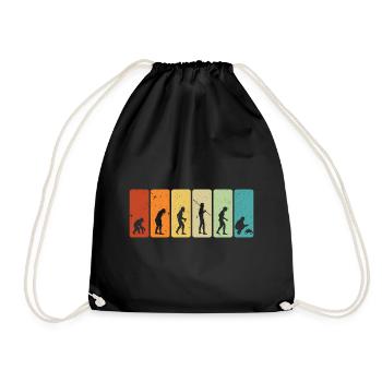 Vintage Remote Controlled Car Racing Evolution Rc - Drawstring Bag - black - Front