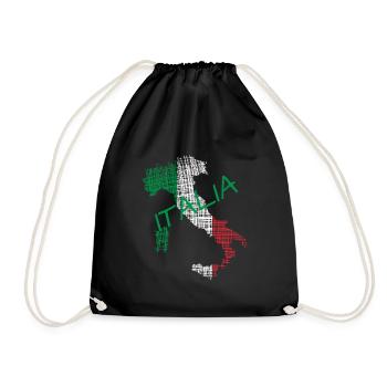 Italia italia - Turnbeutel - Schwarz - Vorne