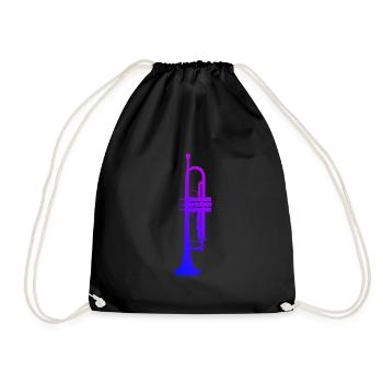 Trompettiste Hommes Trompette Trompette Trompettes - Sac de sport léger - noir - Devant