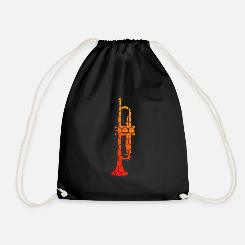 Trompete Jazz Trompeter Trompeter Trumpet - Turnbeutel - Schwarz