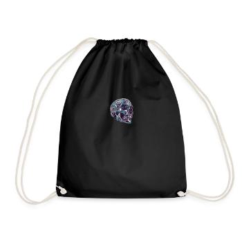 Celtic Skull - Drawstring Bag - black - Front