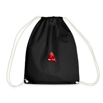 old fart - Drawstring Bag - black - Front