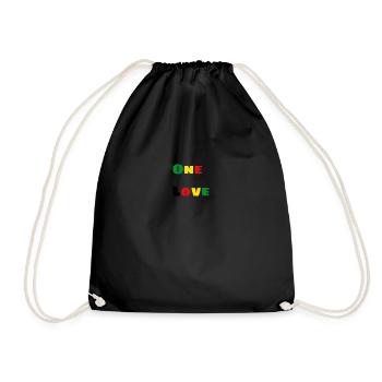 One Love - Drawstring Bag - black - Front