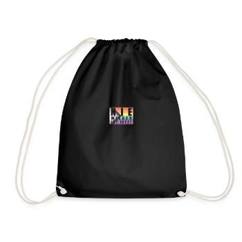 Nie Wieder ist jetzt LGBTQAI+ Flagge - Turnbeutel - Schwarz - Vorne