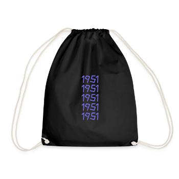 Soleil 1951 - Sac de sport léger - noir - Devant