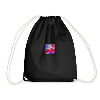 automobile - Drawstring Bag - black - Front