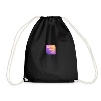 NE JAMAIS ABANDONNER - Sac de sport léger - noir - Devant