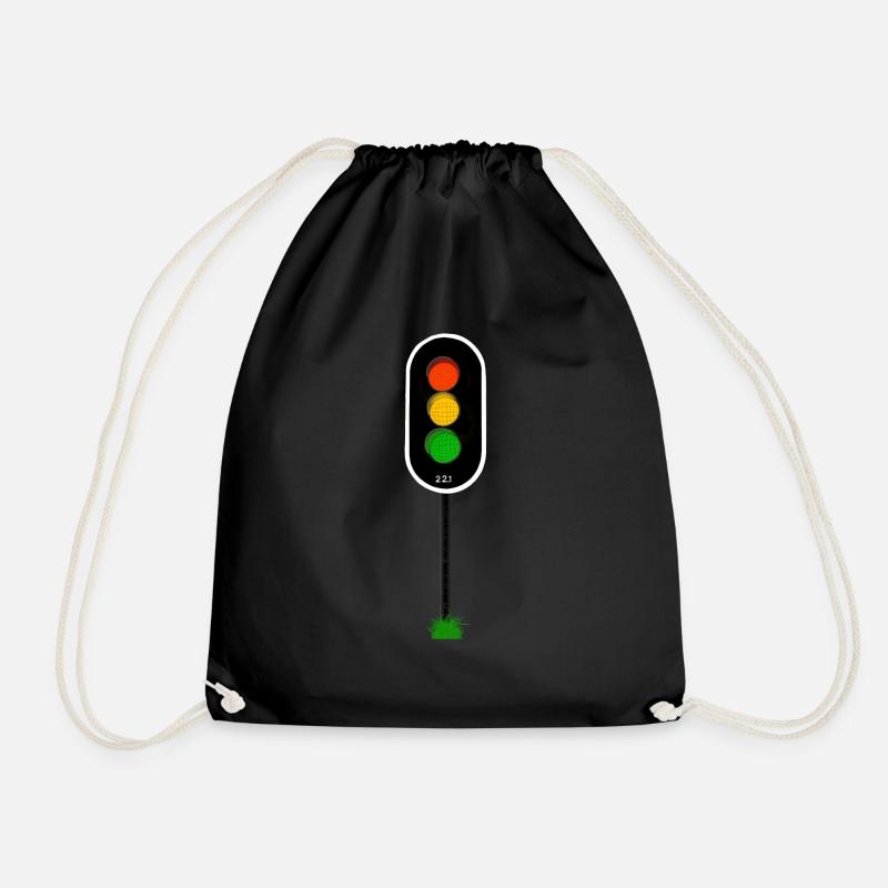 Feu de signalisation - Sac de sport léger - noir