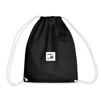 Bengal Mom Playing Kitten - Drawstring Bag - black - Front