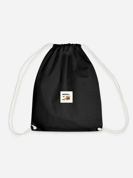 Cœur de maman Bengale - Sac de sport léger - noir