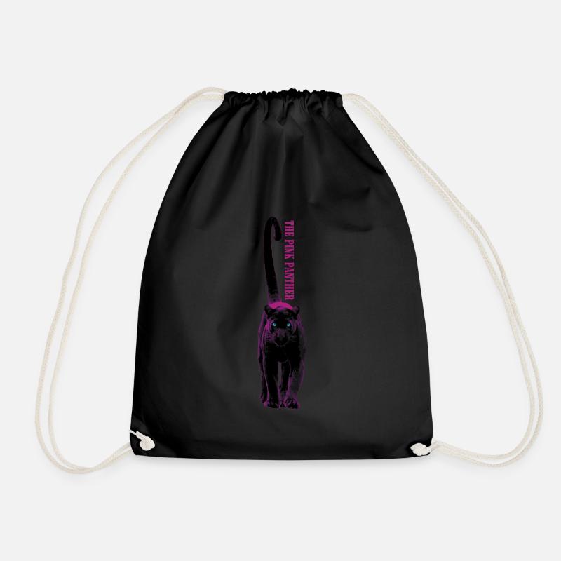 Pink Panther Geschenkidee - Turnbeutel - Schwarz