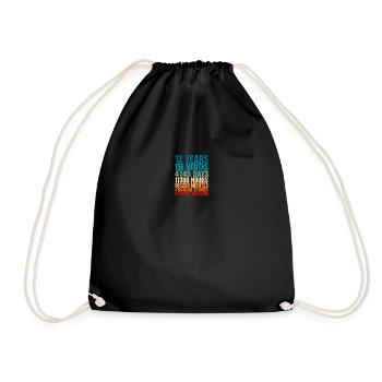 13 ans d'être génial 13e cadeau d'anniversaire 1er - Sac de sport léger - noir - Devant