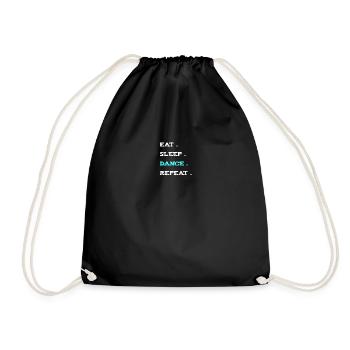 Dancer dancer dancing - Drawstring Bag - black - Front