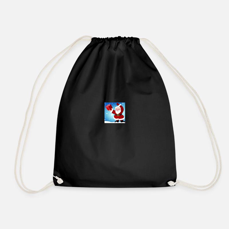Père Noël à trois bras - Sac de sport léger - noir