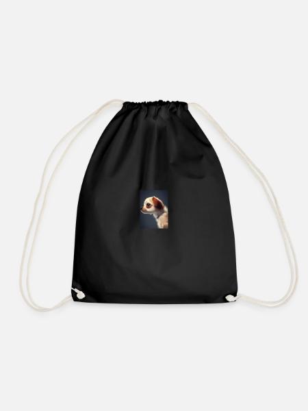 adorable - Drawstring Bag - black