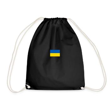 Drapeau de l'Ukraine - Sac de sport léger - noir - Devant