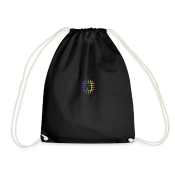Pride Lion - Drawstring Bag - black - Front