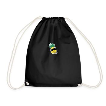 Hello Ananas - Sac de sport léger - noir - Devant