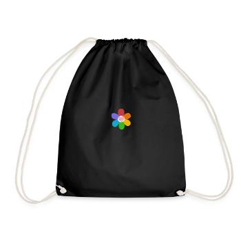 Flower Love - Sac de sport léger - noir - Devant