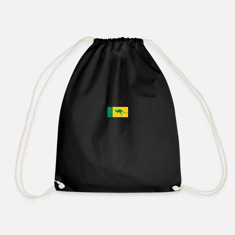 Australia - Drawstring Bag - black