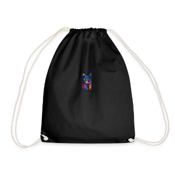 Bouledogue Français I Le chien coloré - Sac de sport léger - noir - Devant