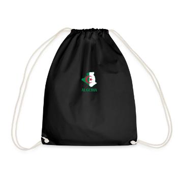 logo algérie - Sac de sport léger - noir - Devant