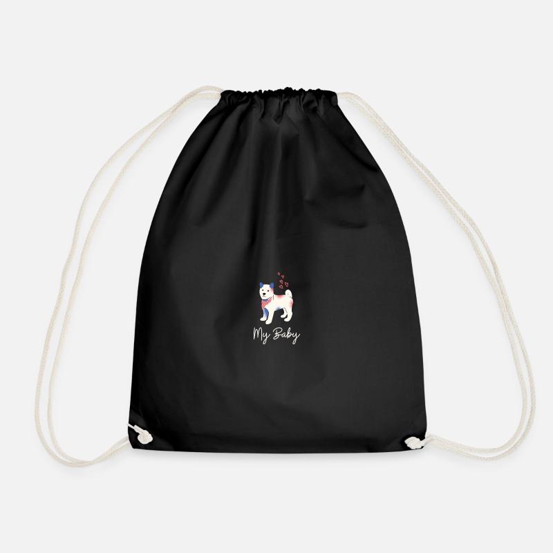 My Baby - Drawstring Bag - black