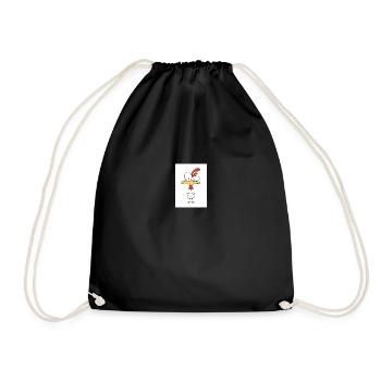 Hühnchen - Turnbeutel - Schwarz - Vorne