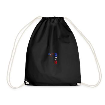 Rugby Player Fan Rugby Supporter Rugby France - Drawstring Bag - black - Front