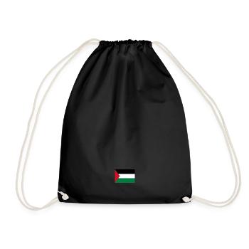 Palestine - Drawstring Bag - black - Front