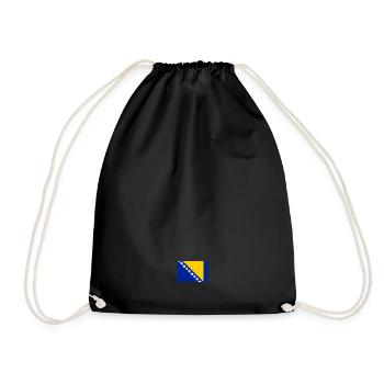 Bosnia and Herzegovina - Drawstring Bag - black - Front