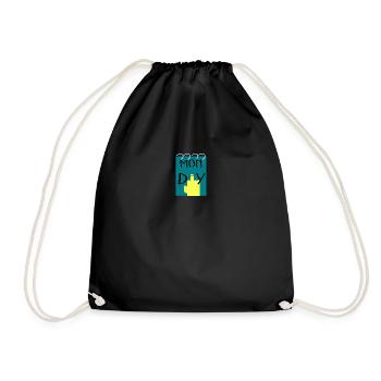 This is My I Hate Monday shirt - Drawstring Bag - black - Front