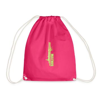 Maler Malerei Farbklecks Painter Mathis - Turnbeutel - Fuchsia - Vorne