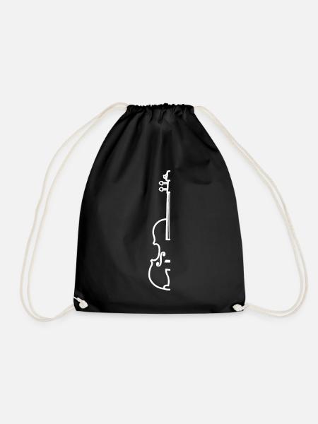 Violon violon violon musicien - Sac de sport léger - noir