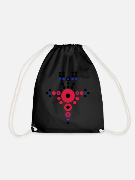 viking - Drawstring Bag - black