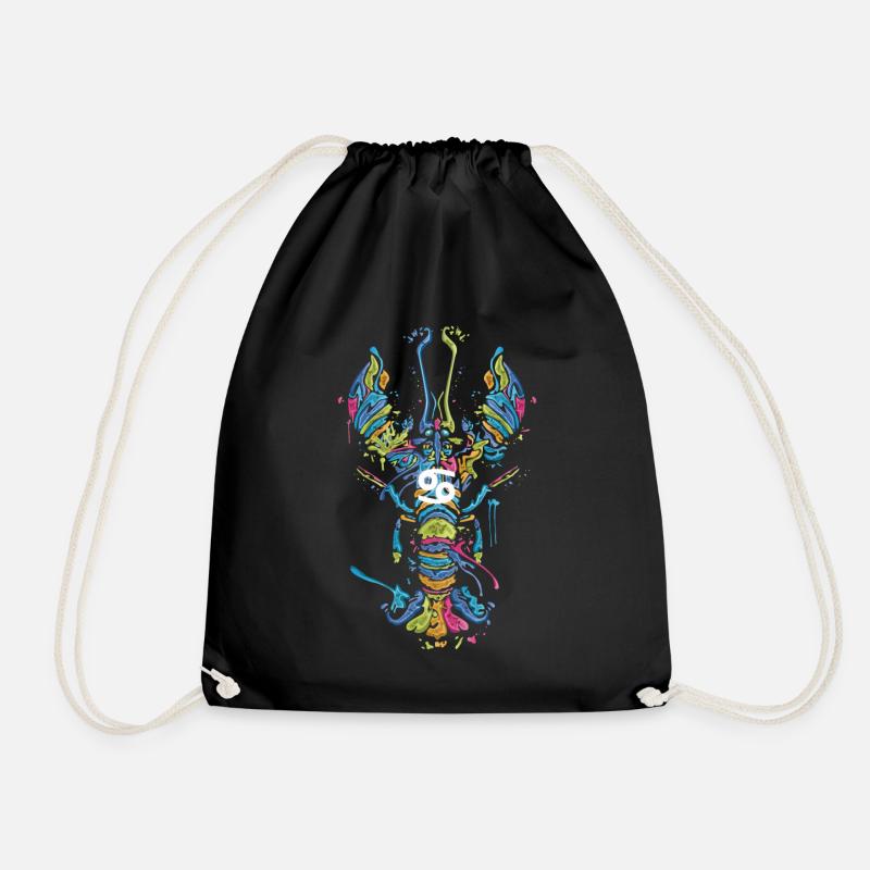 Sternzeichen Krebs Geburtstag Zodiac Geschenk - Turnbeutel - Schwarz