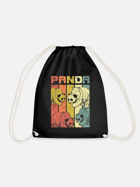 Panda - Sac de sport léger - noir
