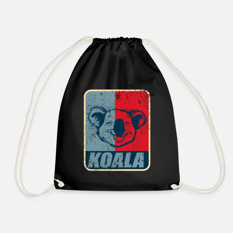 Koala - Turnbeutel - Schwarz