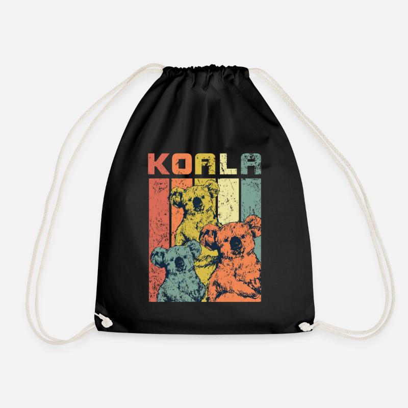 Koala - Turnbeutel - Schwarz