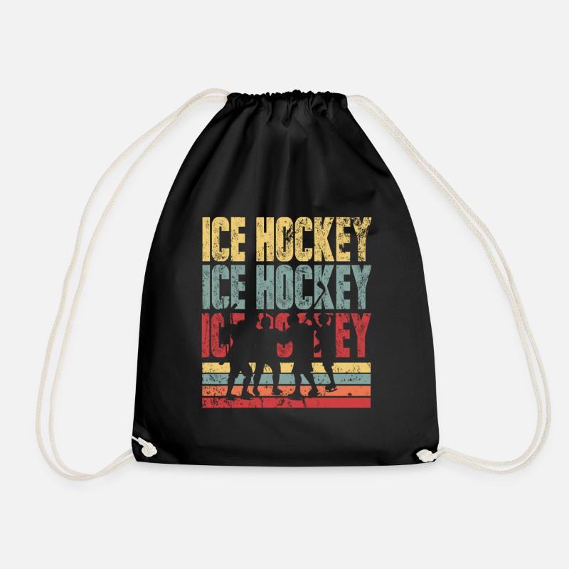 Eishockey - Turnbeutel - Schwarz